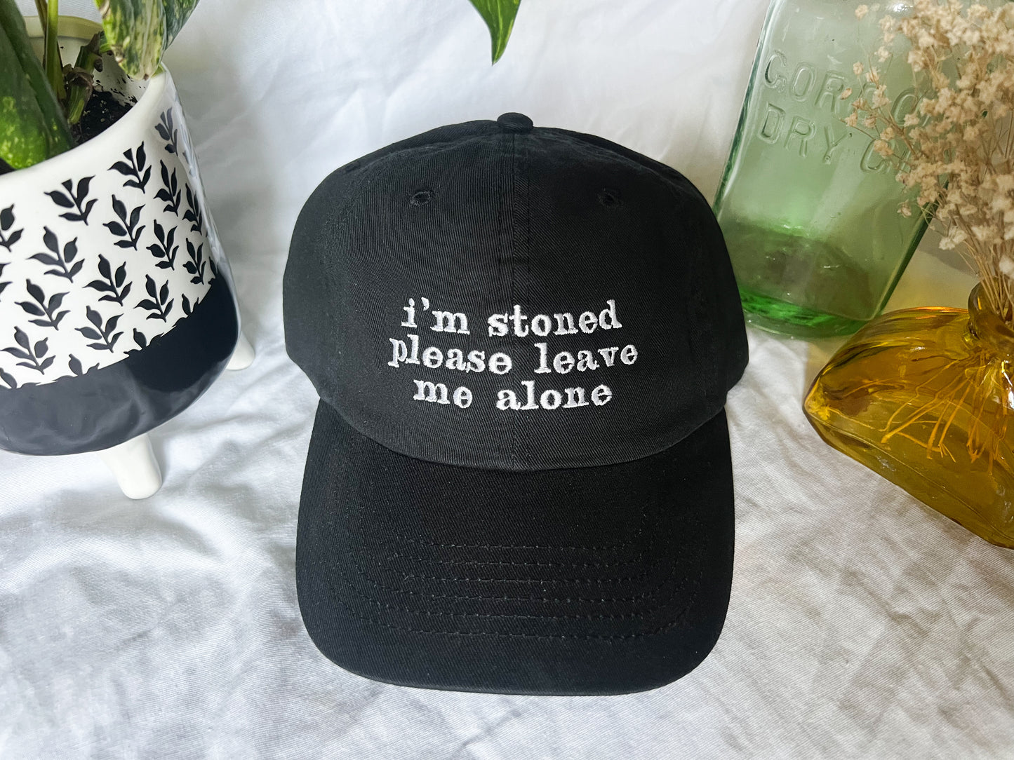 i'm stoned please leave me alone cap (PREORDER)