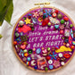 CUSTOM CHARM EMBROIDERY HOOP