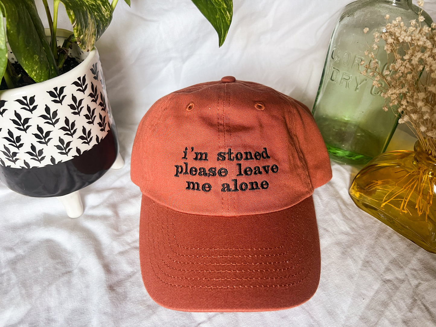 i'm stoned please leave me alone cap (PREORDER)