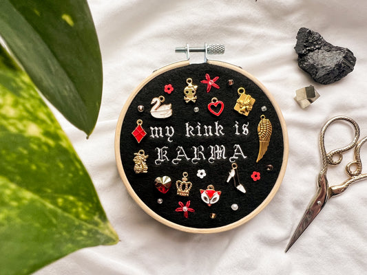 MY KINK IS KARMA chappell roan embroidery