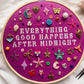 AFTER MIDNIGHT chappell roan embroidery