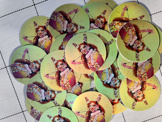 chappell roan iridescent stickers