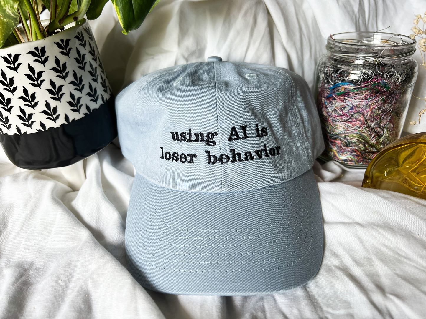 using AI is loser behavior cap (PREORDER)