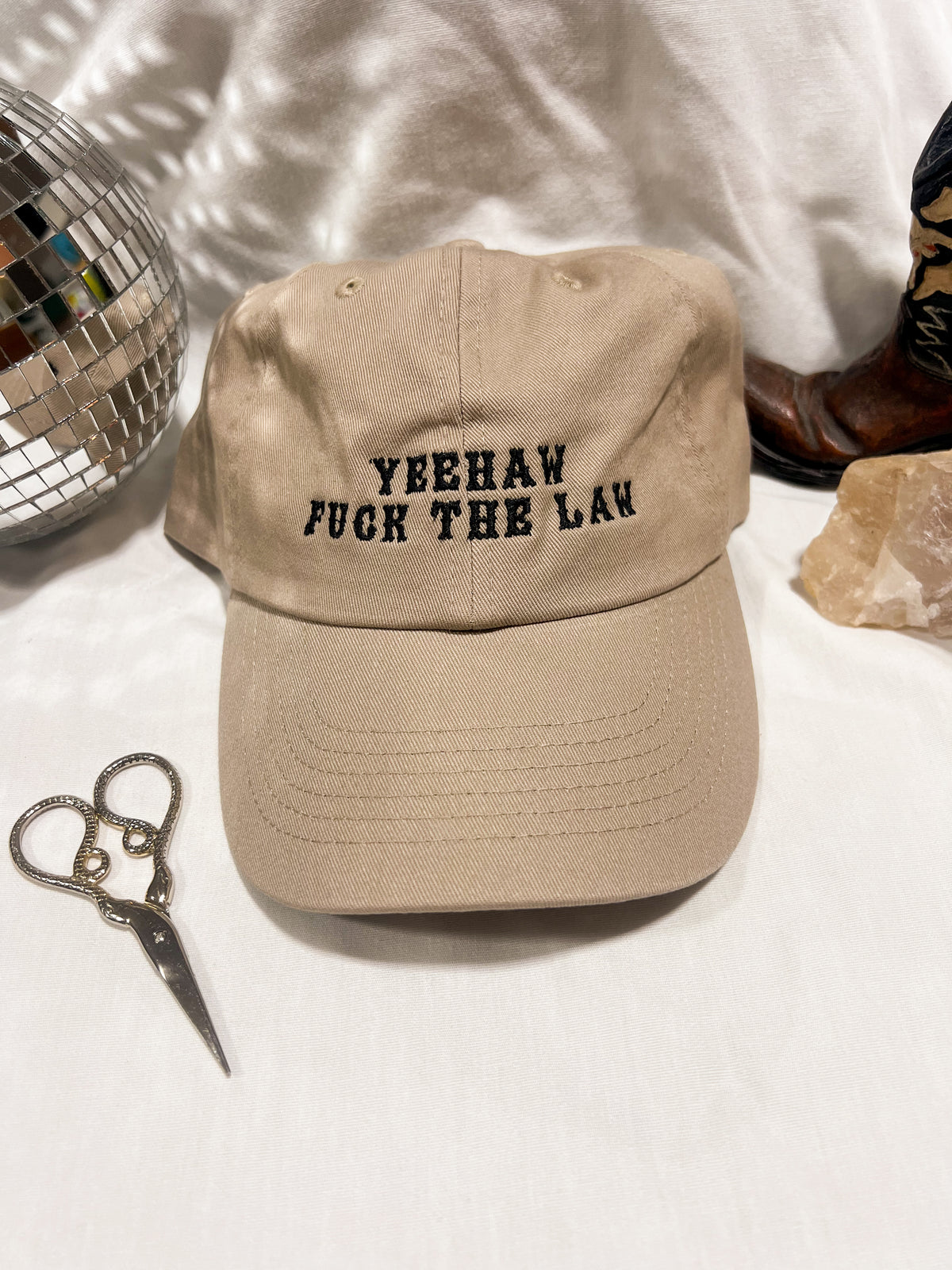 yeehaw fuck the law cap (PREORDER)