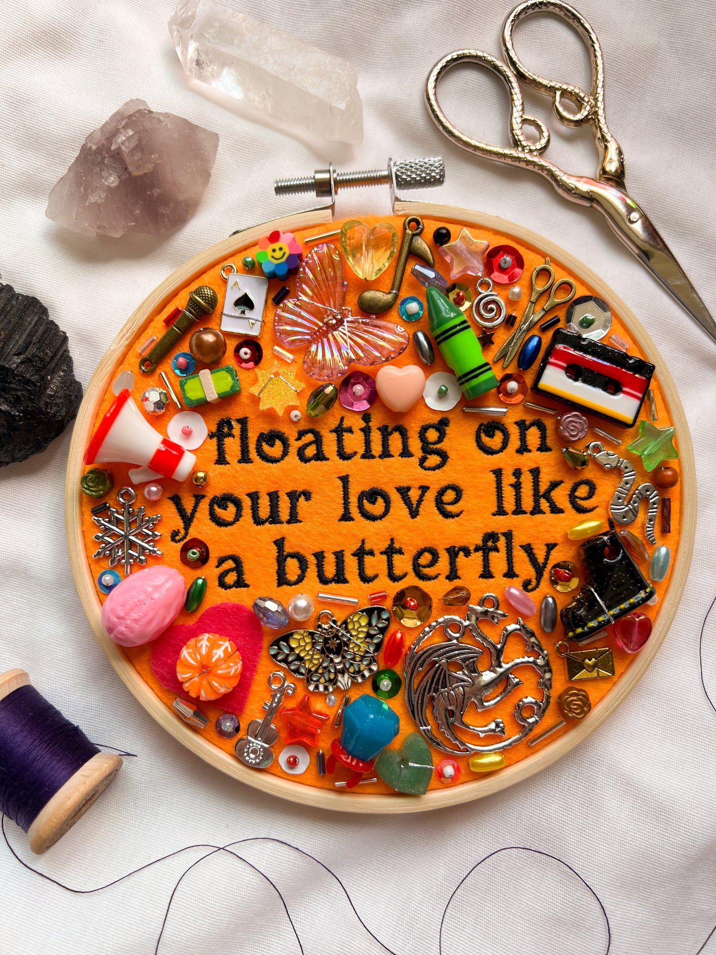 ICE IN MY OJ hayley williams charm embroidery