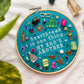 PLEASE PLEASE PLEASE sabrina charm embroidery hoop