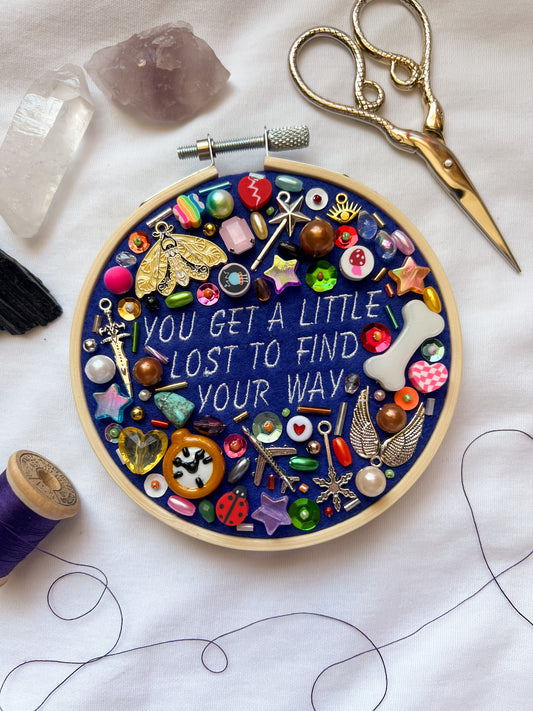 A WAR WITH TIME brandi carlile charm embroidery