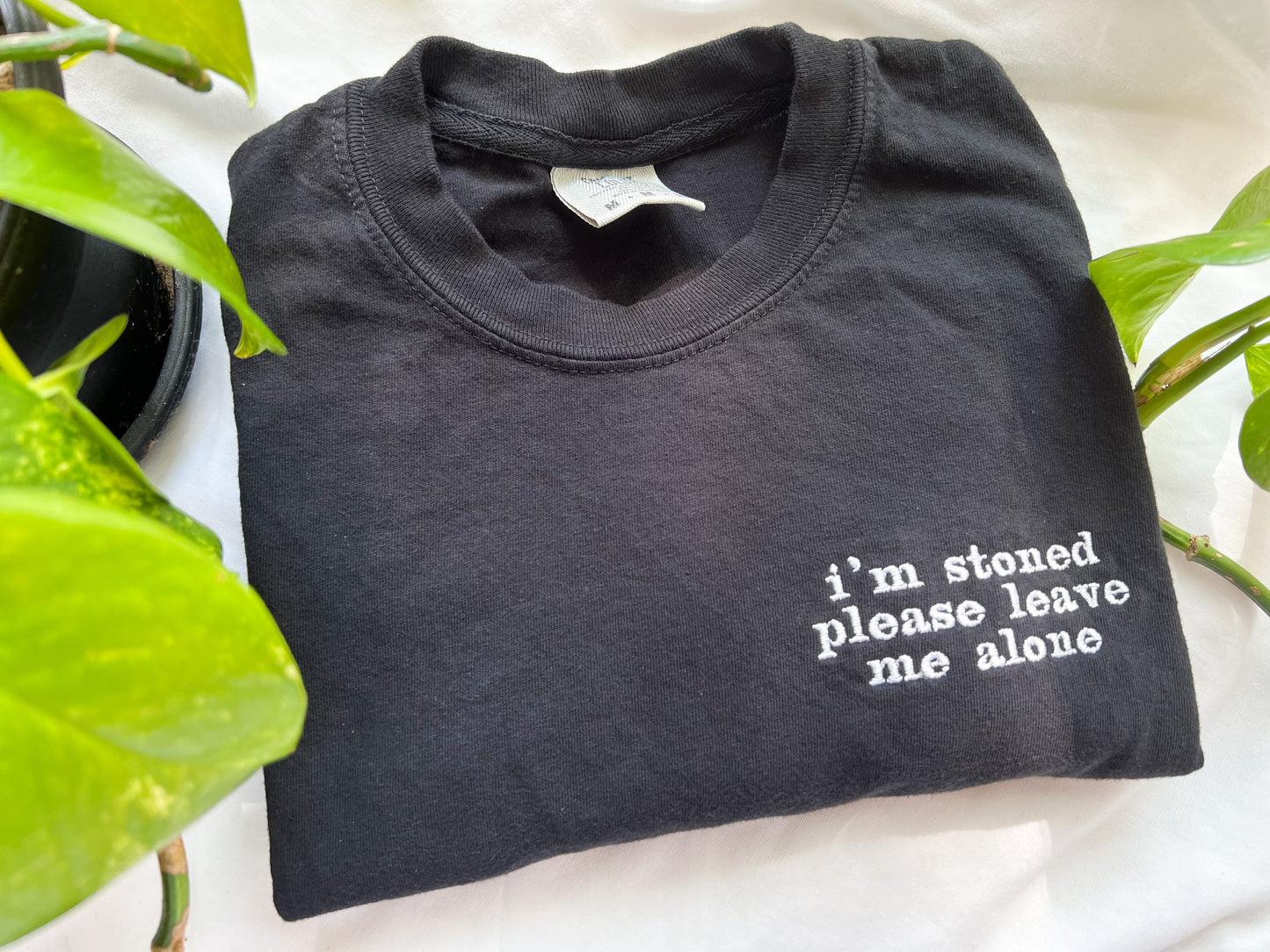 ready-to-ship embroidered tshirt