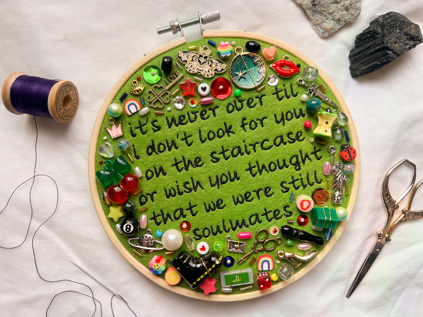 THE SUBWAY chappell roan charm embroidery (look for you on the staircase)