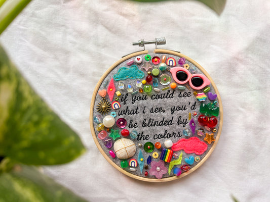 RAINBOW kacey musgraves charm embroidery
