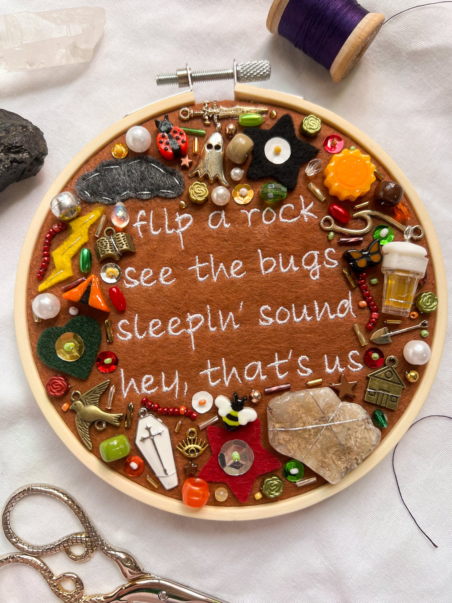 DAN noah kahan charm embroidery