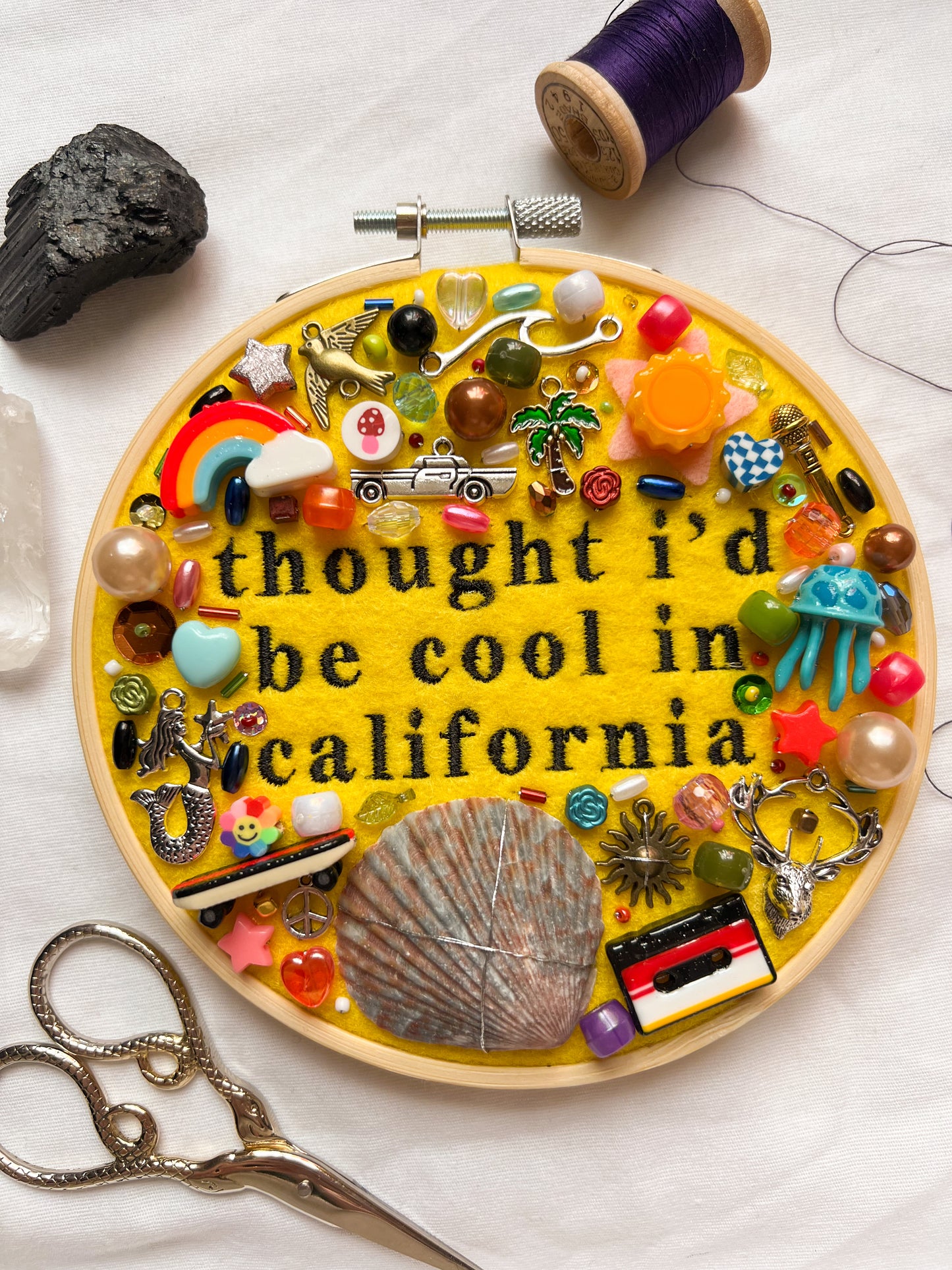 CALIFORNIA chappell roan charm embroidery