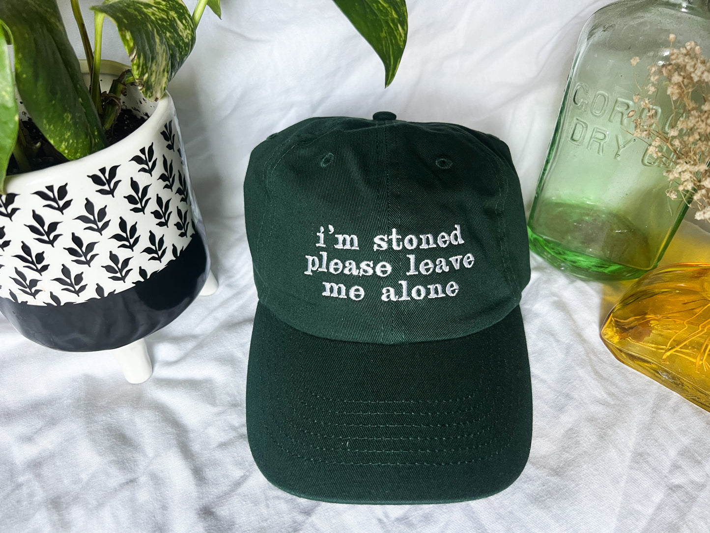 i'm stoned please leave me alone cap (PREORDER)