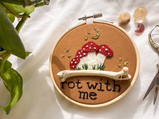 rot with me oddity embroidery