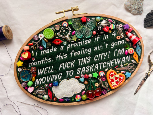 THE SUBWAY chappell roan charm embroidery (saskatchewan)