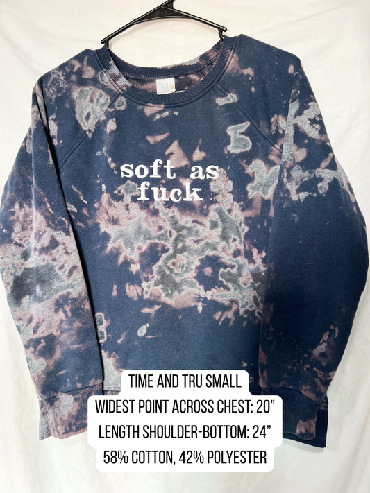 soft as fuck embroidered shirt