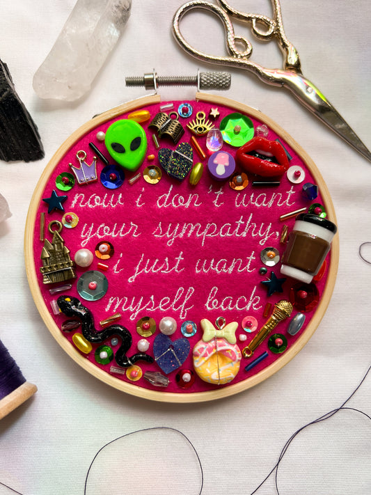 ENOUGH FOR YOU olivia rodrigo charm embroidery