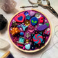 bisexual flag mini charm embroidery