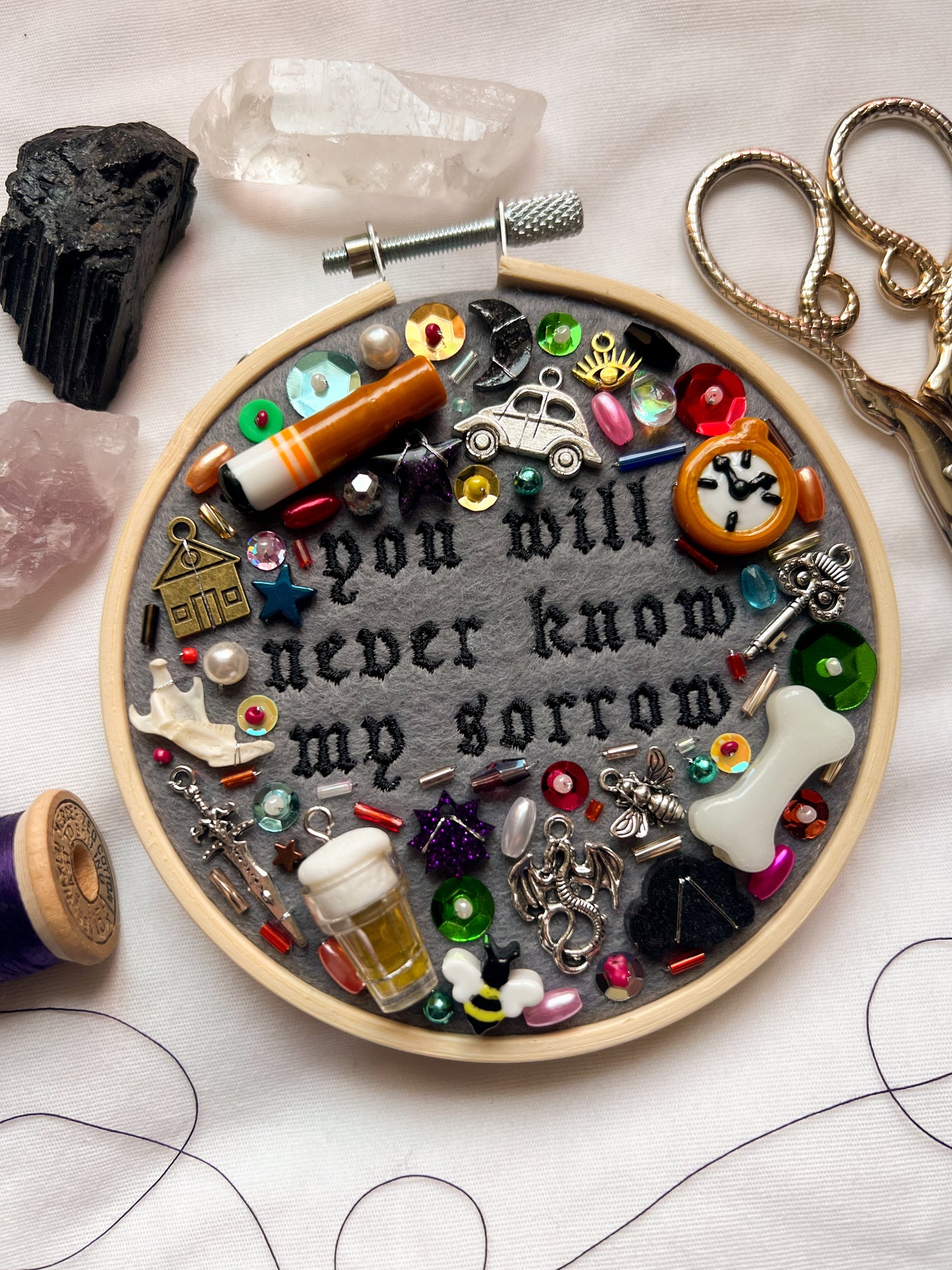 CIGARETTE SMOKE olivia rodrigo charm embroidery
