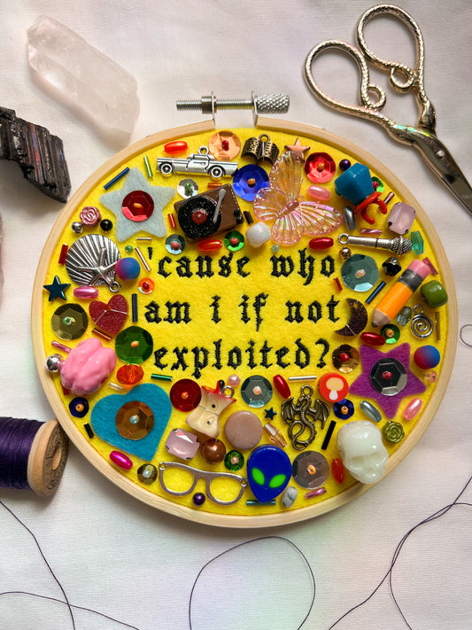 BRUTAL olivia rodrigo charm embroidery