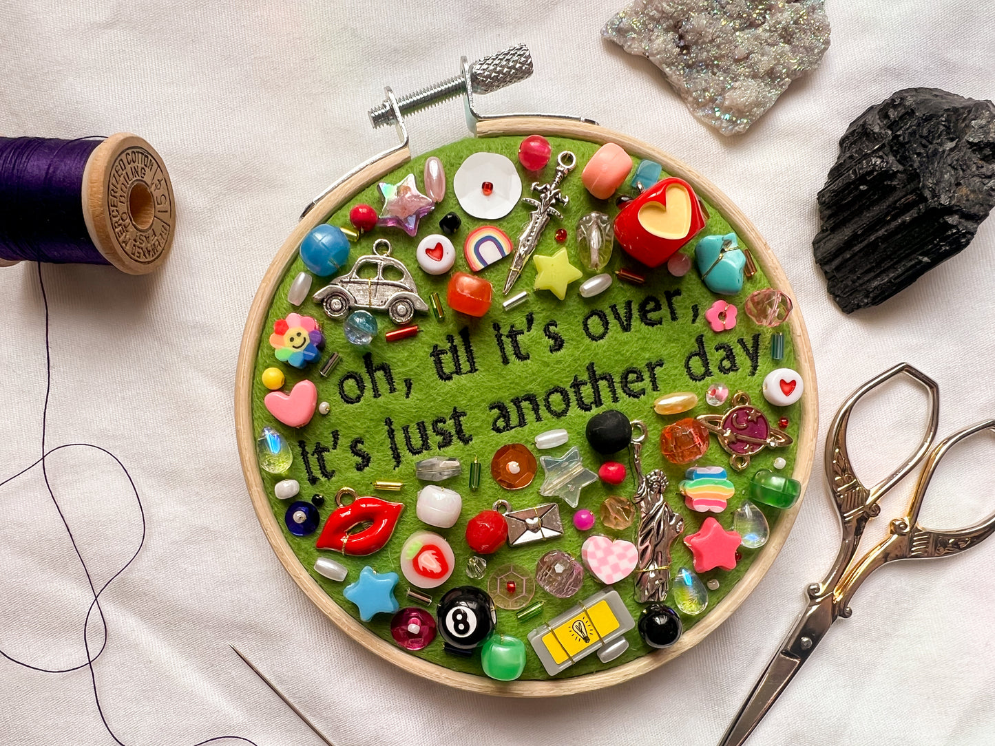 THE SUBWAY chappell roan charm embroidery (oh, til it's over)