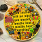 PARACHUTE (yellow, told me what you wanted) hayley williams charm embroidery
