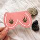 weed boobies sticker
