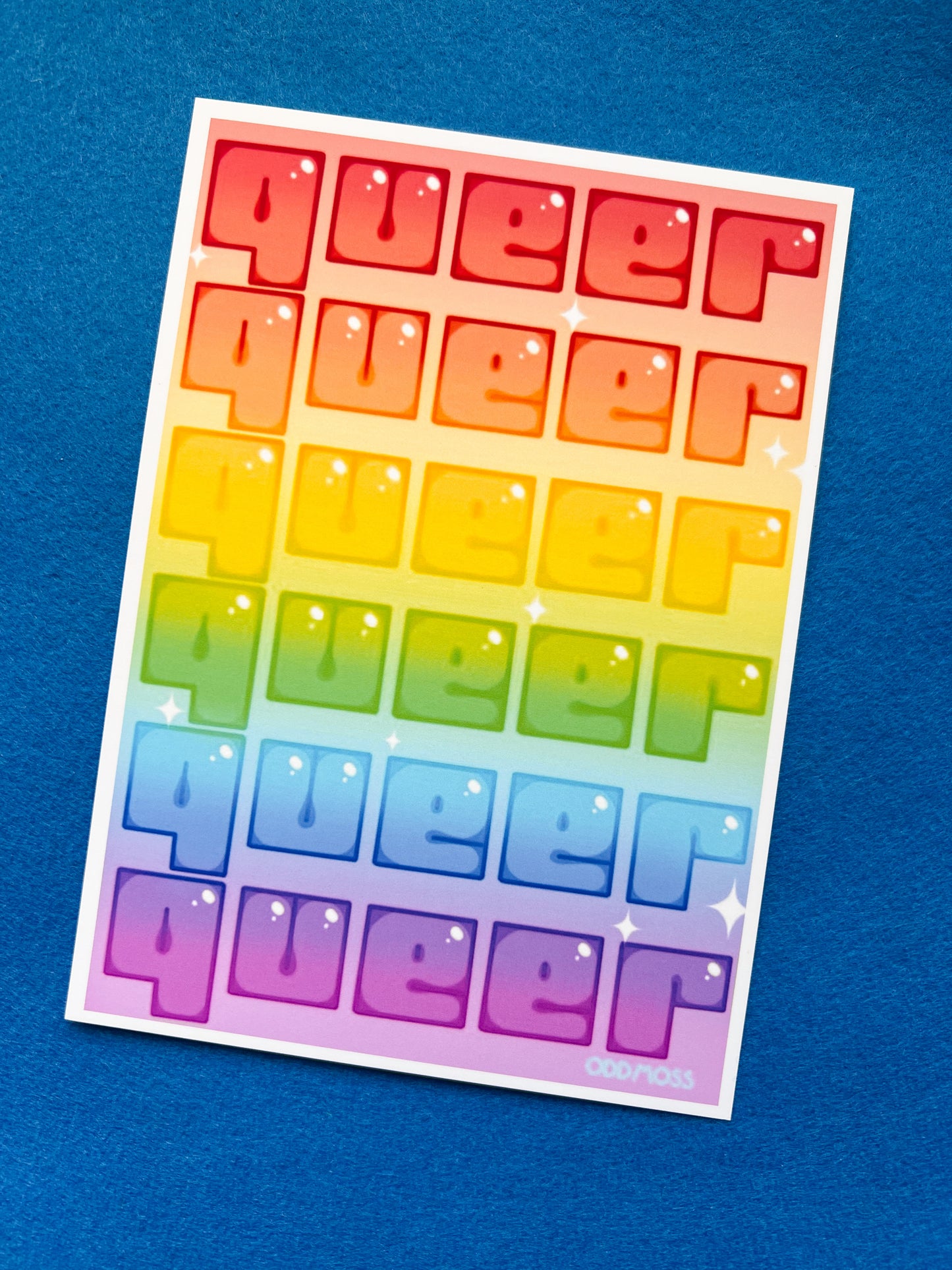 queer rainbow print - odd moss studio