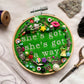 THE SUBWAY chappell roan charm embroidery (she's got, she's got a way)