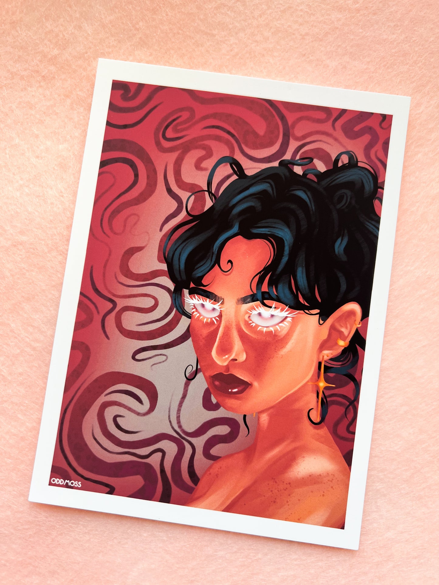 seeing red print - odd moss studio