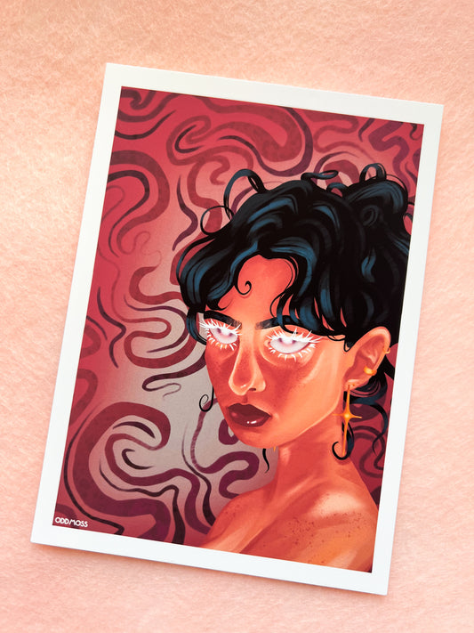 seeing red print - odd moss studio