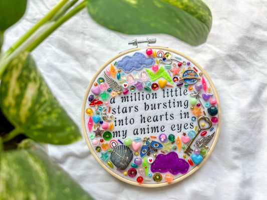 ANIME EYES kacey musgraves charm embroidery