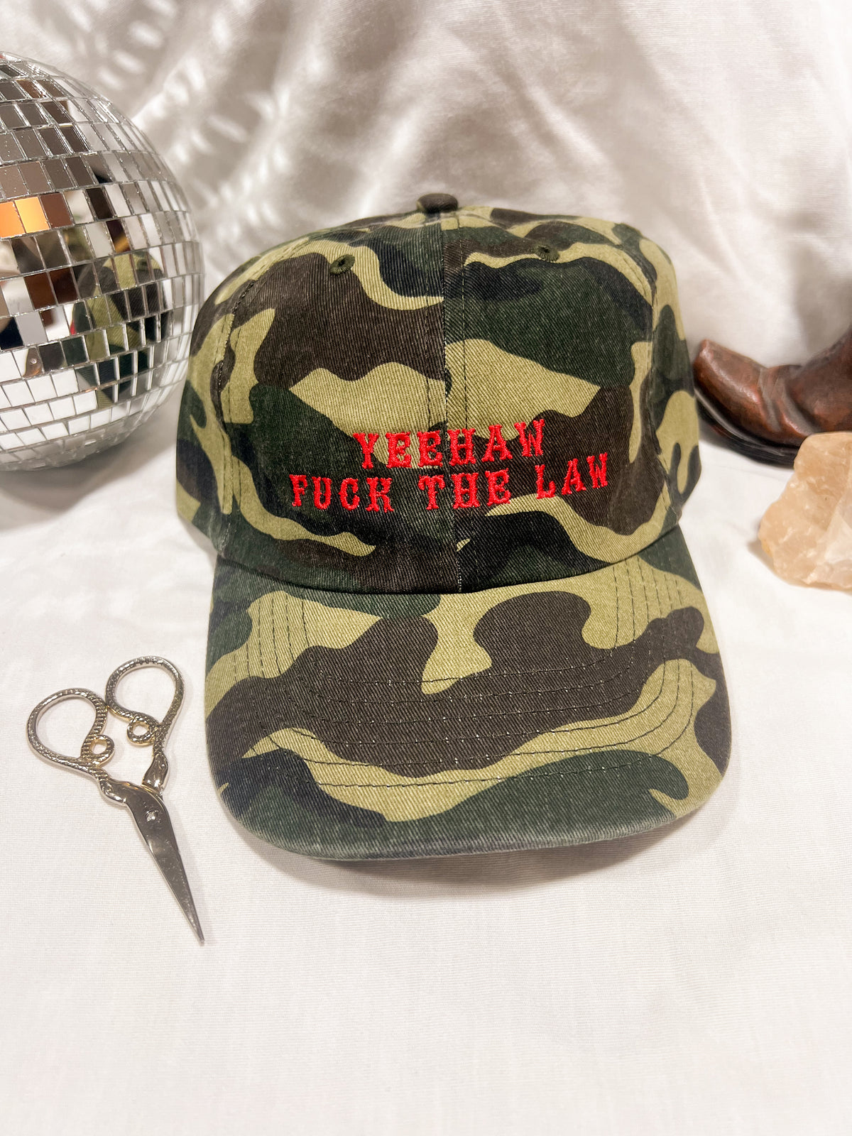 yeehaw fuck the law cap (PREORDER)