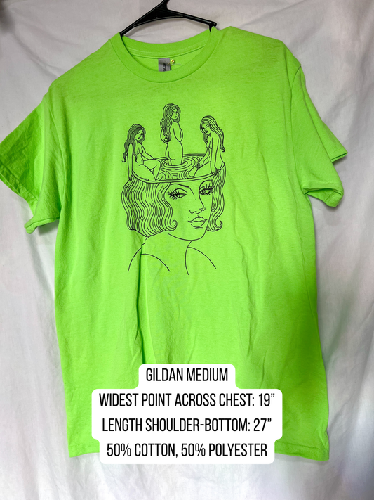 skinny dipping screen-print shirts