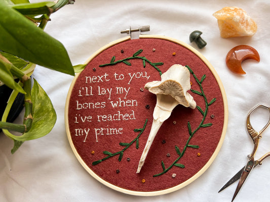 next to you oddity embroidery