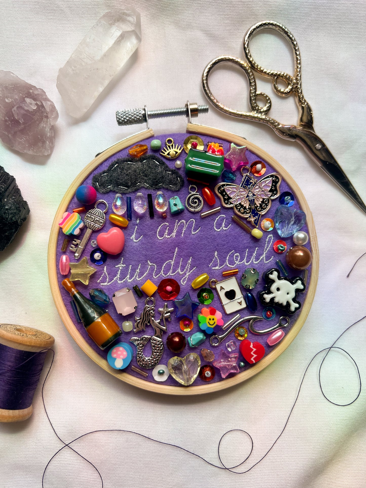 THE EYE brandi carlile charm embroidery