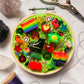rainbow flag mini charm embroidery