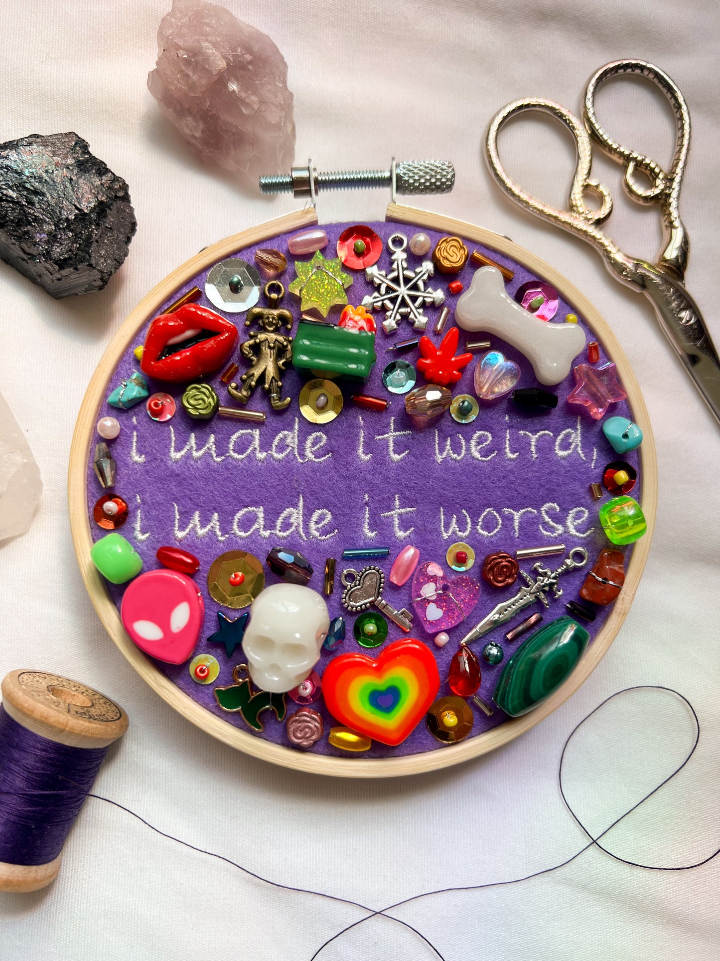 BALLAD OF A HOMESCHOOLED GIRL olivia rodrigo charm embroidery
