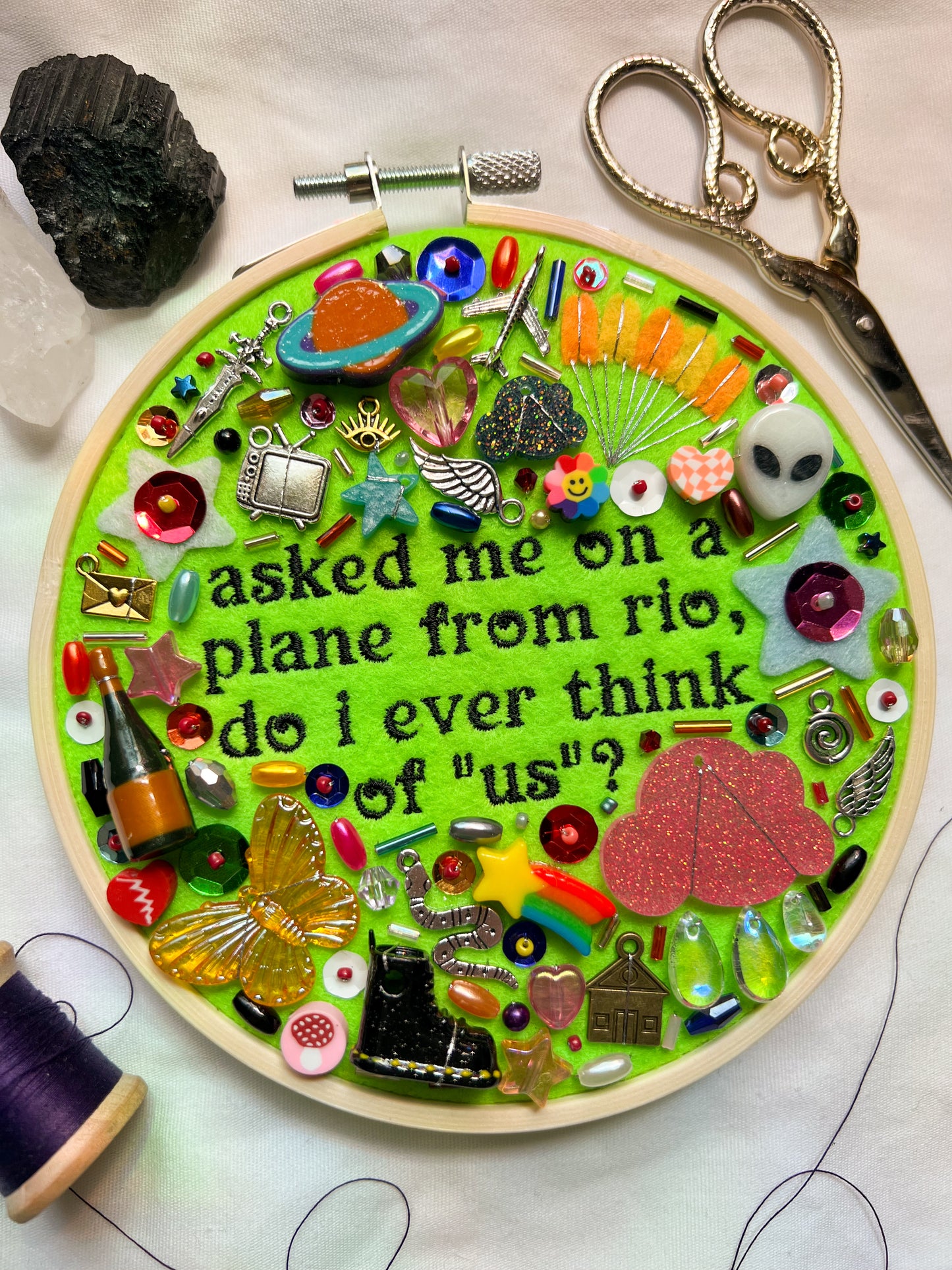 PARACHUTE (green, rio) hayley williams charm embroidery
