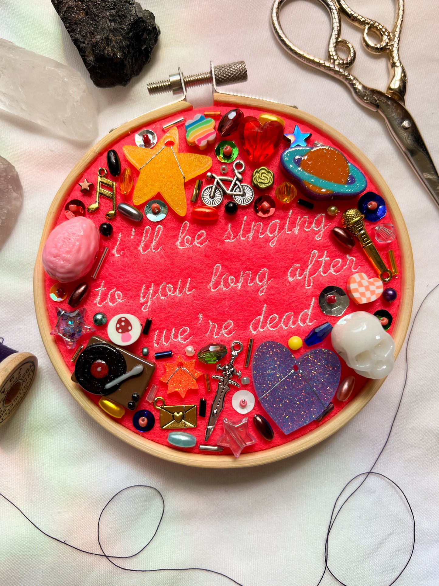 WHIM hayley williams charm embroidery