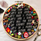 WORLD ON FIRE dolly parton charm embroidery