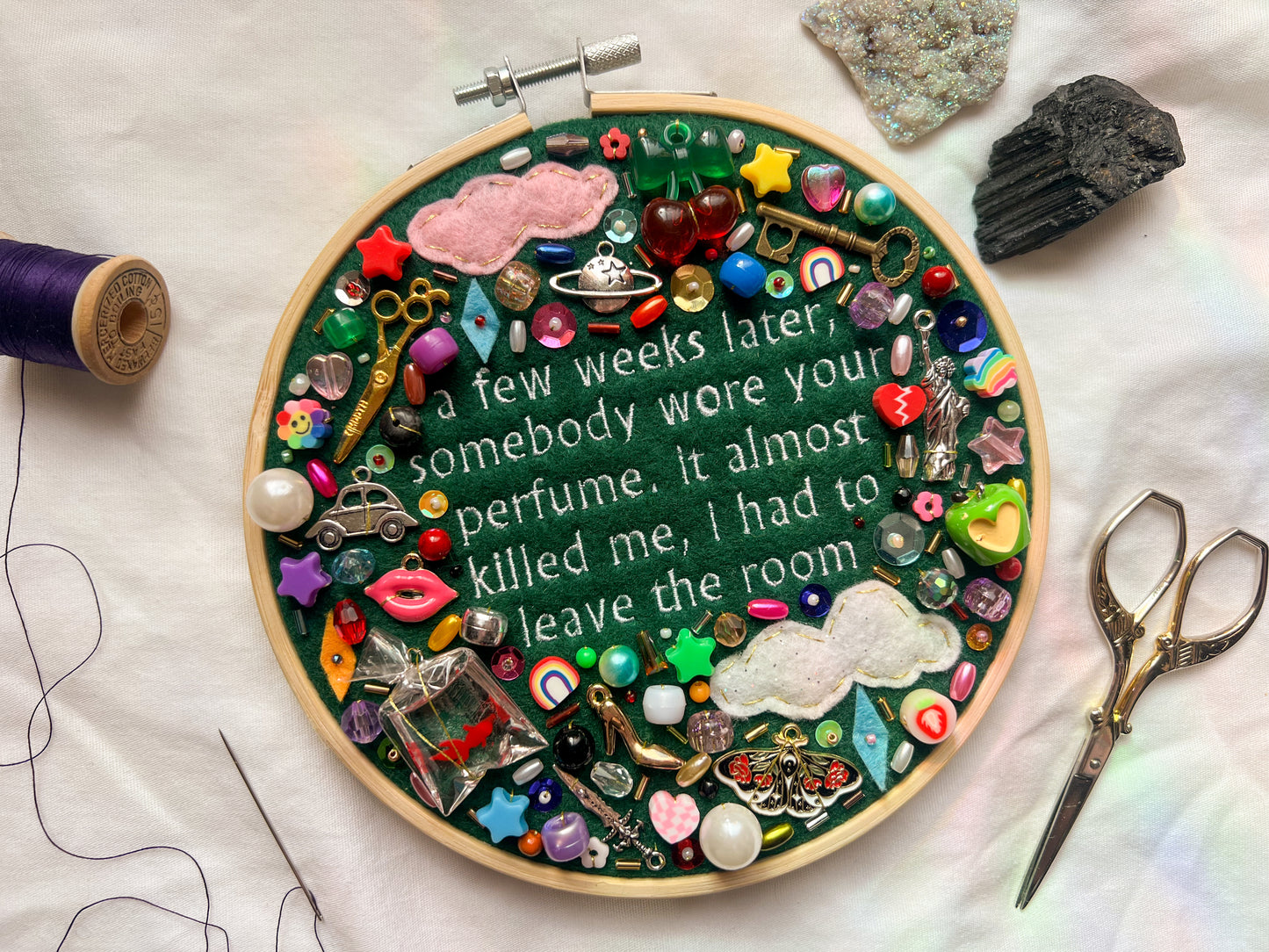 THE SUBWAY chappell roan charm embroidery (somebody wore your perfume)