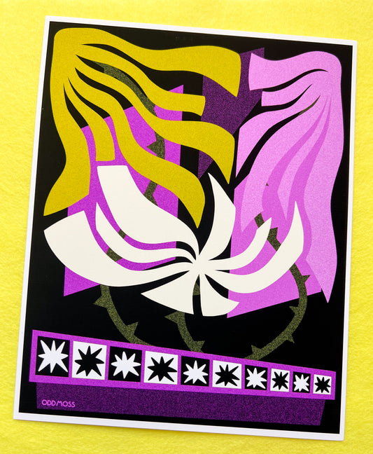 funky thorns print - odd moss studio