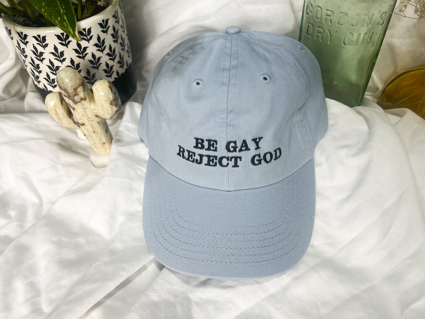 be gay reject god cap (PREORDER)