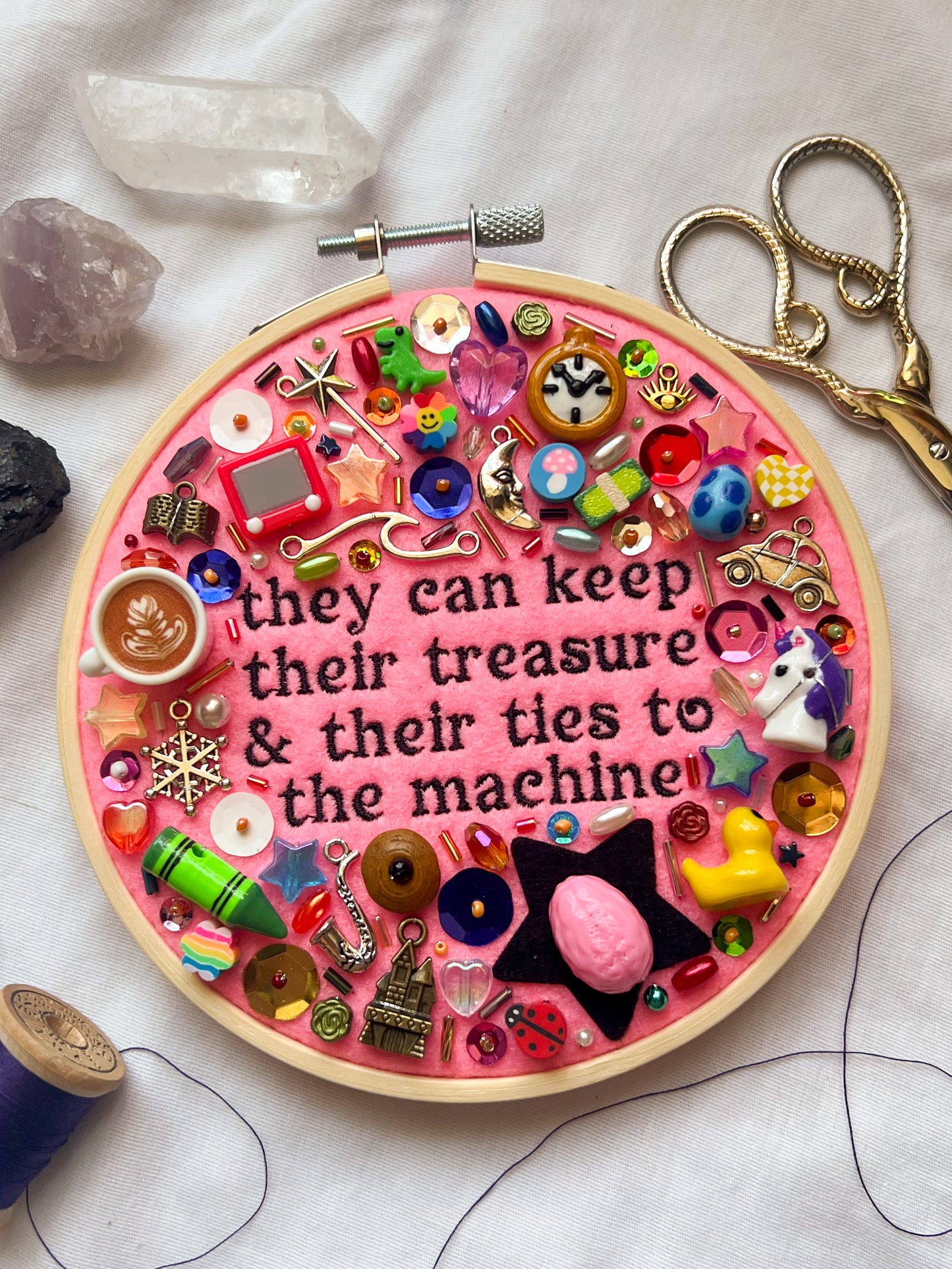 THE MOTHER brandi carlile charm embroidery
