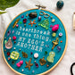 PLEASE PLEASE PLEASE sabrina charm embroidery hoop