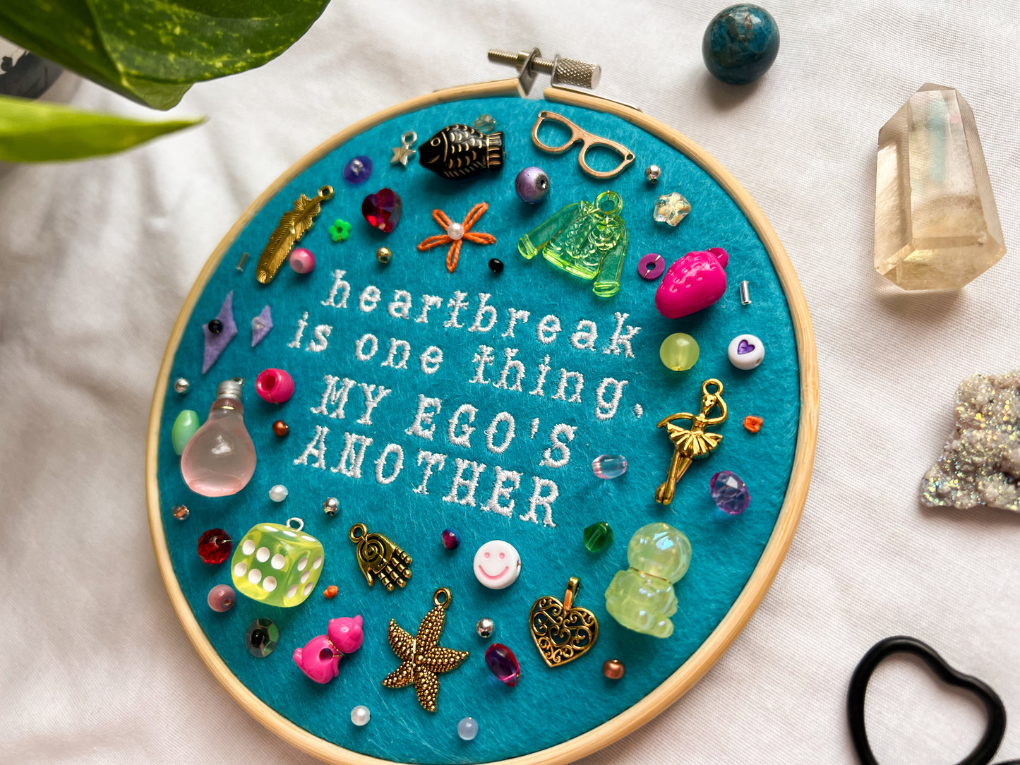 PLEASE PLEASE PLEASE sabrina charm embroidery hoop