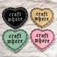 craft whore MYSTERY COLOR iron-on patch