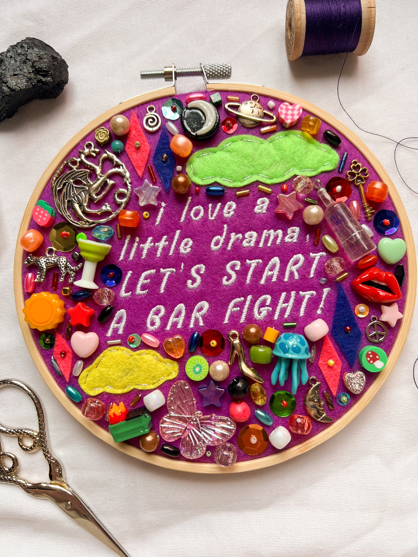 AFTER MIDNIGHT chappell roan charm embroidery