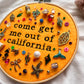 CALIFORNIA chappell roan embroidery